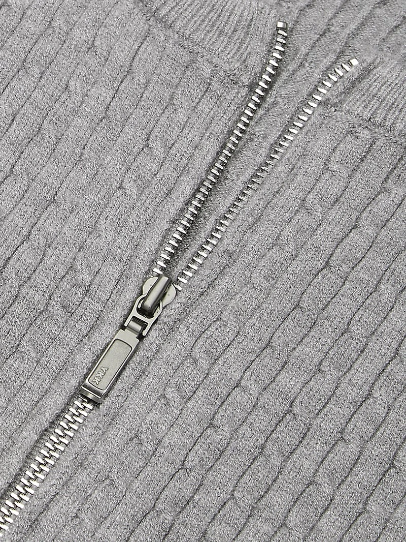 Luxe Cable-Knit Cardigan