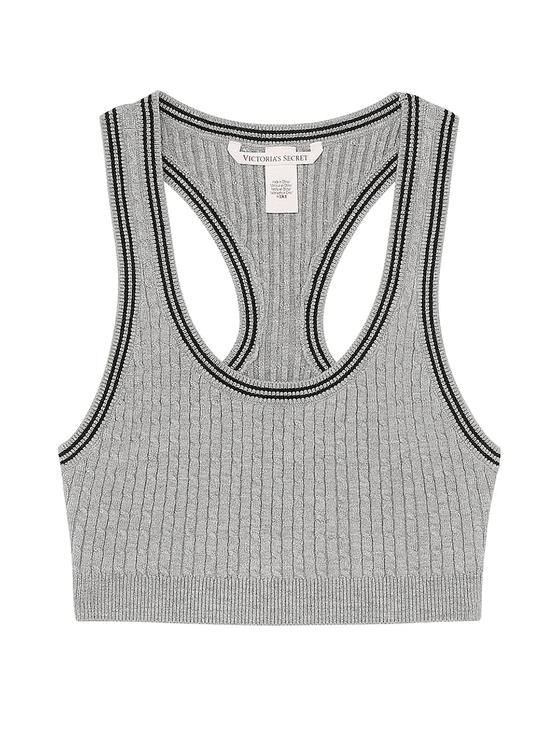 Luxe Cable-Knit Bralette
