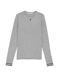 Luxe Cable-Knit Crewneck
