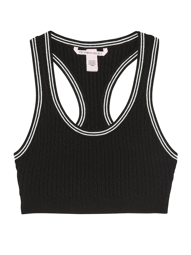 Luxe Cable-Knit Bralette