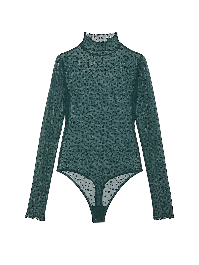 Wink Starchaser Mesh Long-Sleeve Bodysuit
