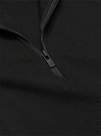 Winter Seamless Half-Zip Tank Top