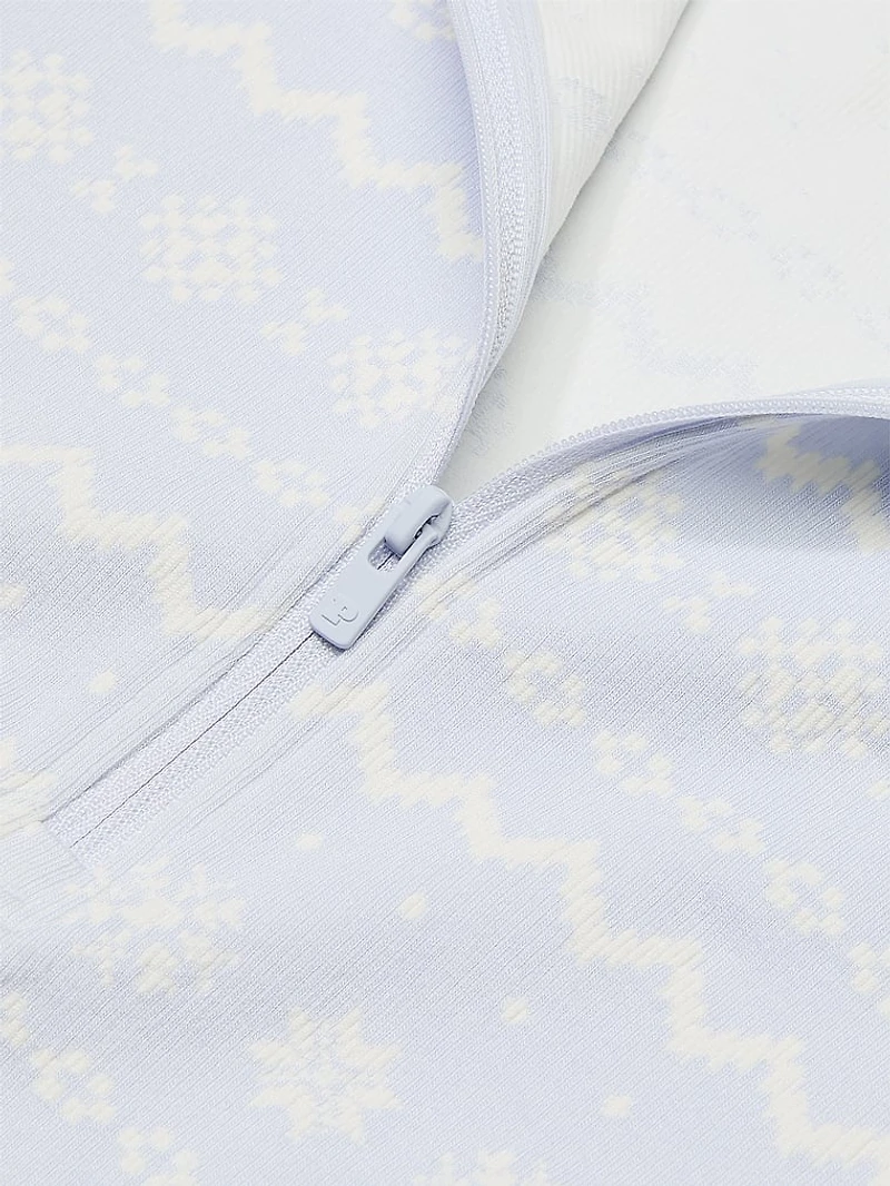 Winter Seamless Half-Zip Tank Top