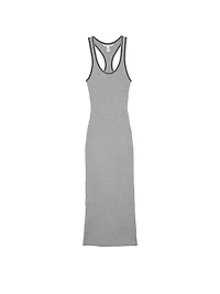 Luxe Cable-Knit Long Slip Dress
