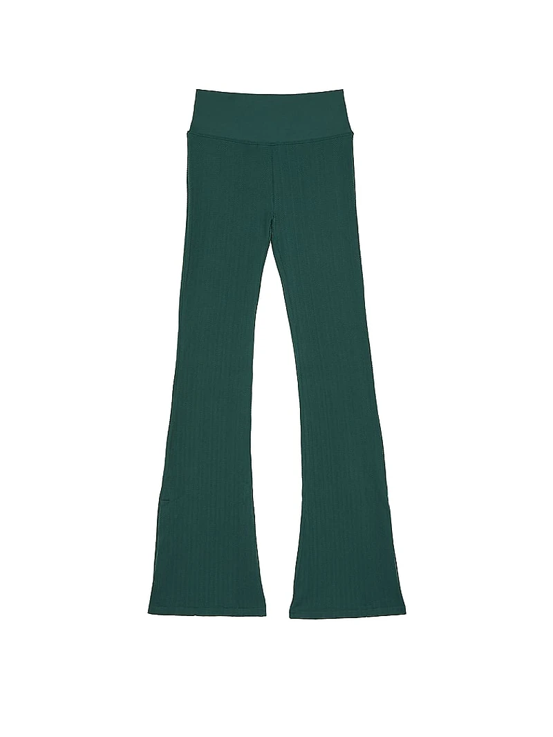 Soft Seamless Cable Flare Leggings