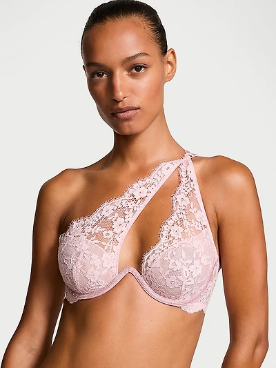 Twinkle Lace One-Shoulder Monowire Bra