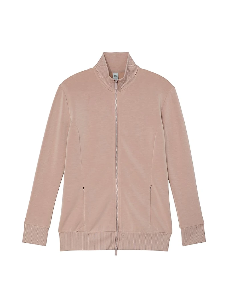 VSX Featherweight Knit Long Slim Full-Zip Jacket