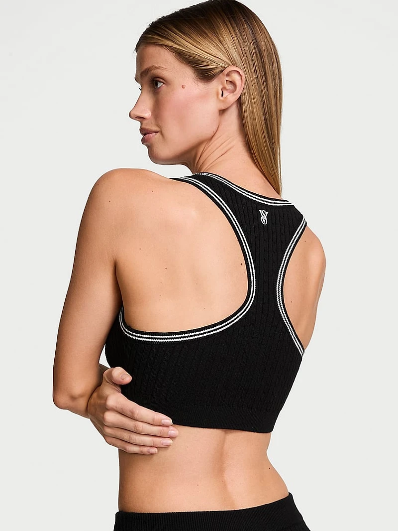 Luxe Cable-Knit Bralette
