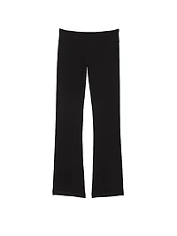 Cotton Foldover Flare Legging