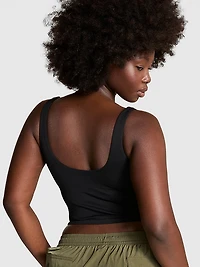 Soft Seamless Notched Tank Top