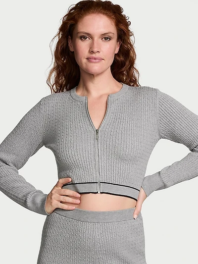 Luxe Cable-Knit Cardigan