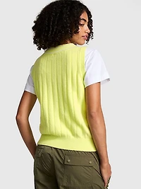 Collegiate Knit Sweater Vest