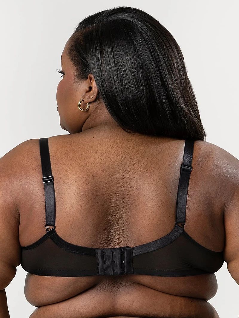 Lush Embroidery Unlined Full Coverage Balconette Bra