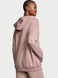 Brushed Modal Fleece Full-Zip Hoodie