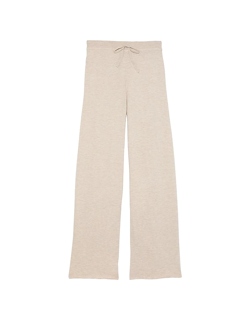 Luxe Crème Knit Lounge Pants