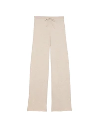 Luxe Crème Knit Lounge Pants