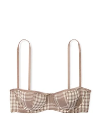 Festive Flannel  Unlined Balconette Bra