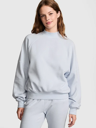 Campus Fleece™ Mock-Neck Sweatshirt