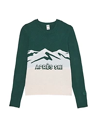 Collegiate Knit Crewneck Sweater