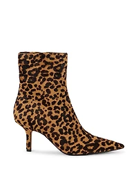 Alston Black Leather Booties