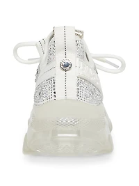 Maxima Black Rhinestones Sneakers