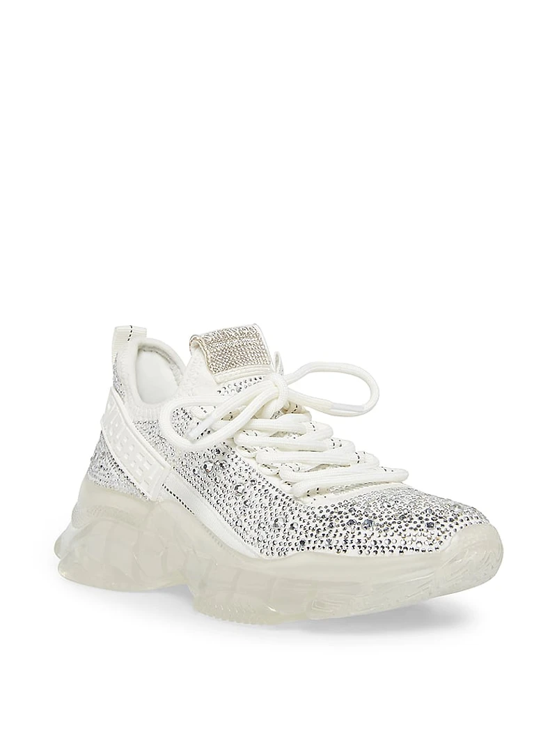 Maxima Black Rhinestones Sneakers