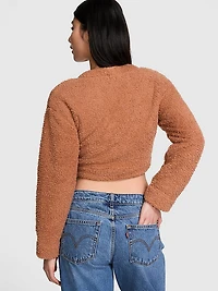 Co-ZZZy Fleece Cropped Cardigan