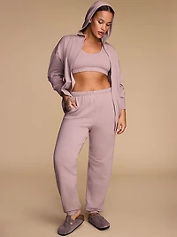 Brushed Modal Fleece Full-Zip Hoodie