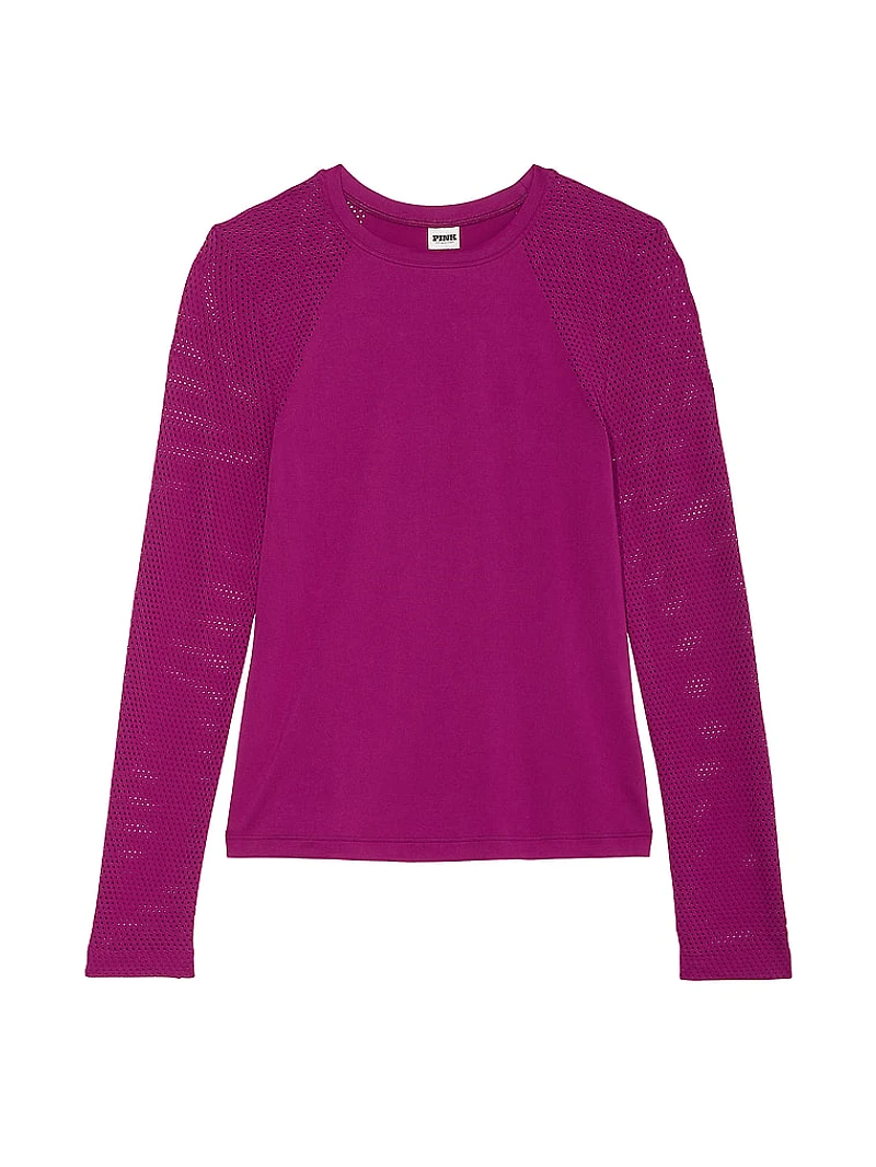 Seamless Drapey Long-Sleeve Tee