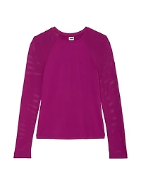 Seamless Drapey Long-Sleeve Tee