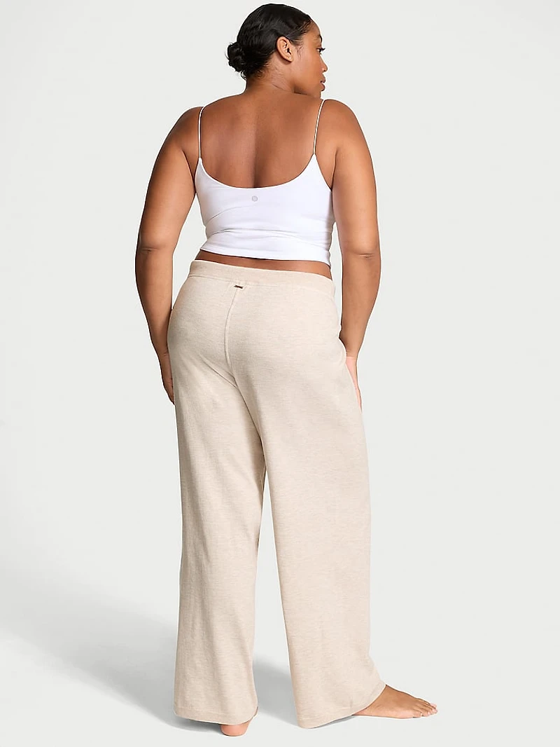 Luxe Crème Knit Lounge Pants