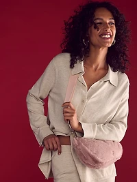 Luxe Crème Knit Button-Up Shirt