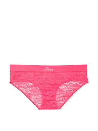 Logo Lace Hiphugger Panty