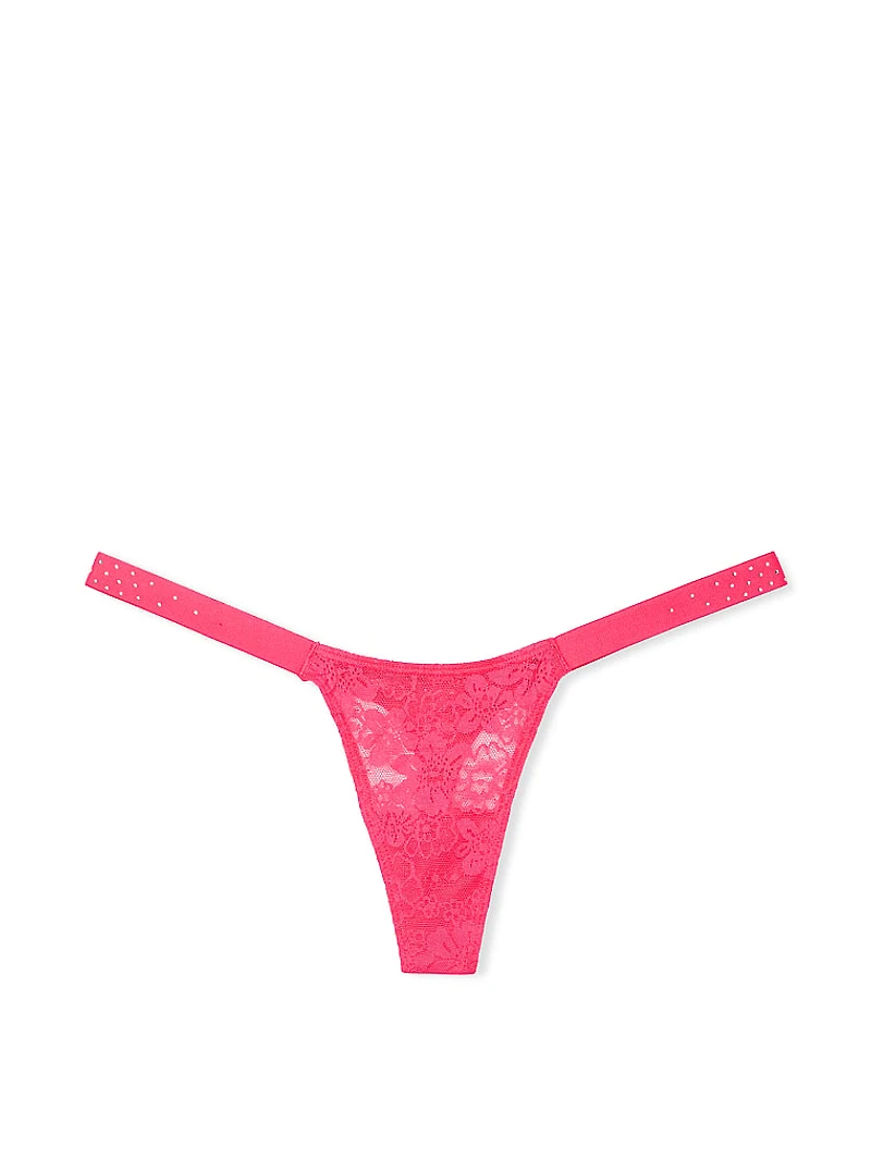 Wink Bling Lace Micro Thong Panty