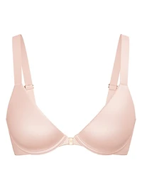 Smooth Lightly Lined Front-Close Full-Coverage Bra