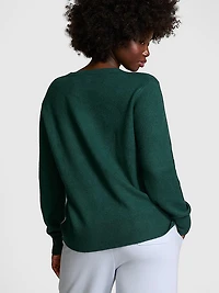 Collegiate Knit Crewneck Sweater