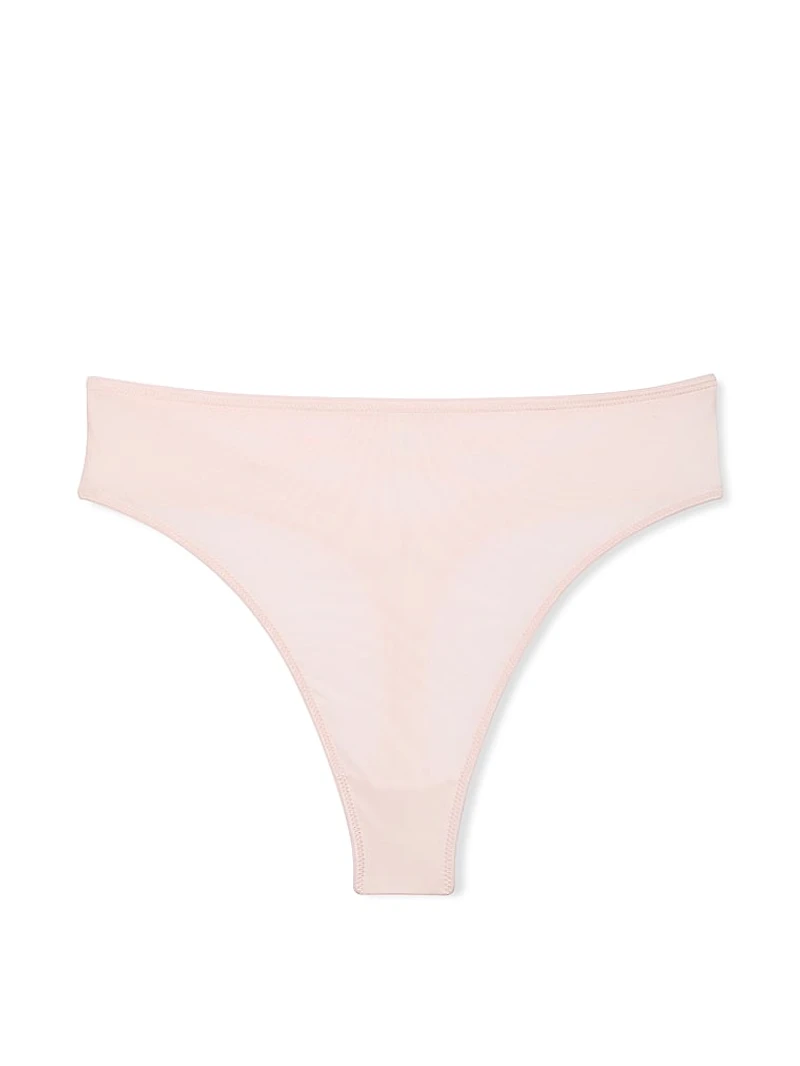 Smooth High-Waist Strappy-Back Thong Panty