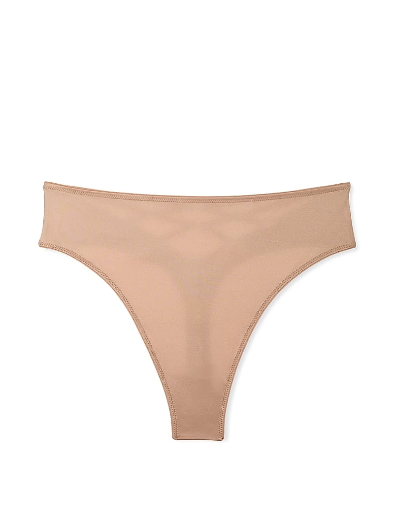 Smooth High-Waist Strappy-Back Thong Panty