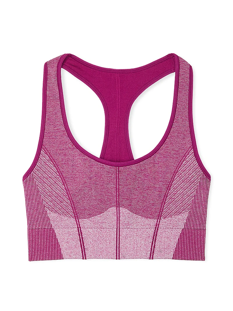 Seamless Marl Longline Sports Bra