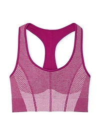 Seamless Marl Longline Sports Bra