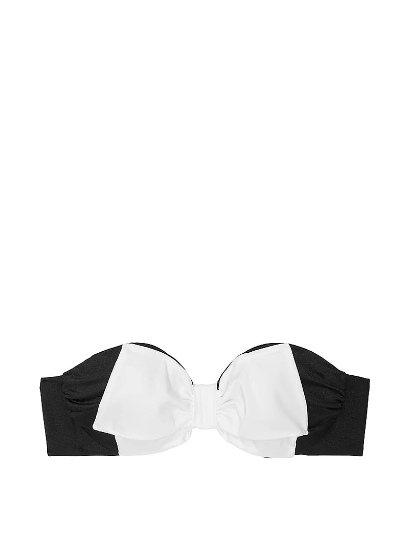 VS Archives Bow Bandeau Strapless Bikini Top