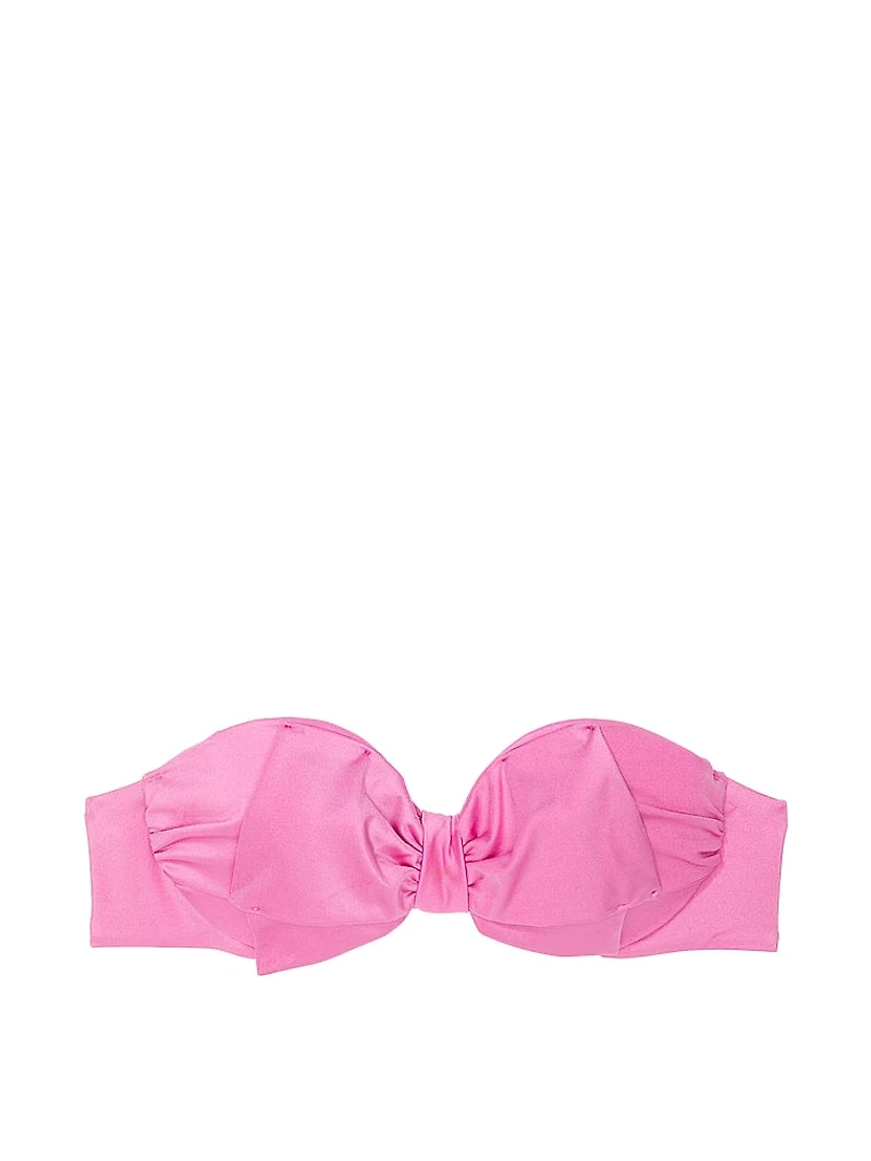 VS Archives Bow Bandeau Strapless Bikini Top