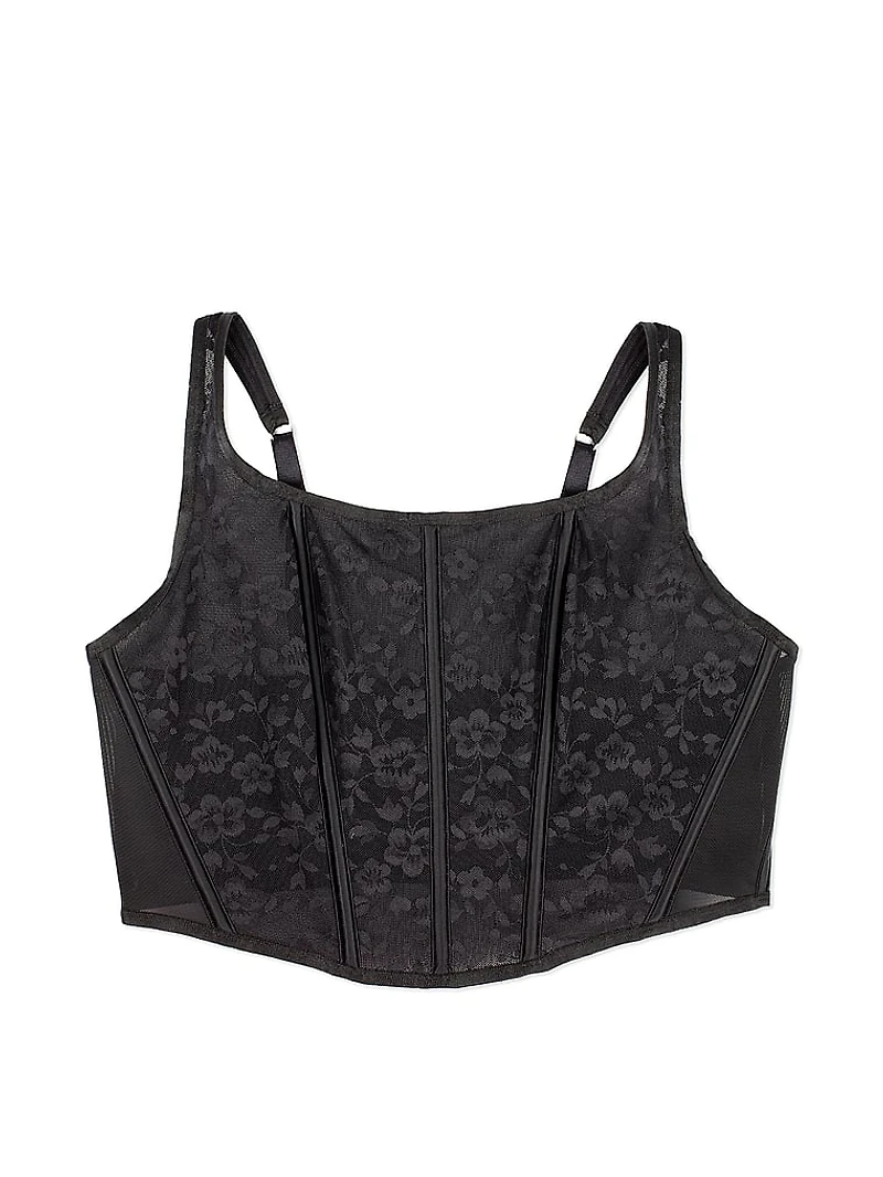 No-Show Lace Corset Top