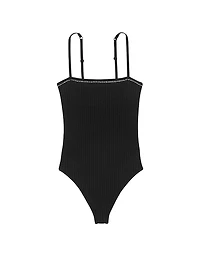 Luxe Cable-Knit Shine Bodysuit