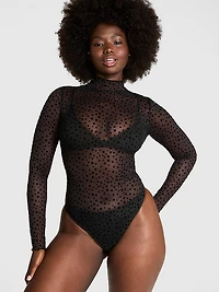 Wink Starchaser Mesh Long-Sleeve Bodysuit