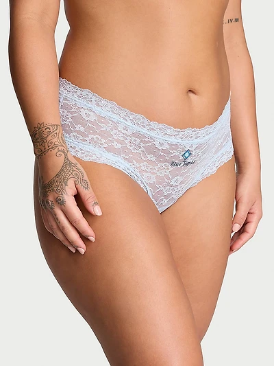 Lace Strappy-Back Cheeky Panty