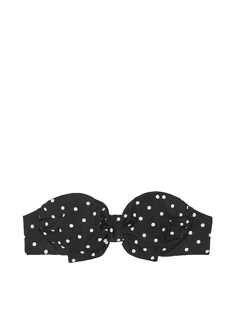 VS Archives Bow Bandeau Strapless Bikini Top