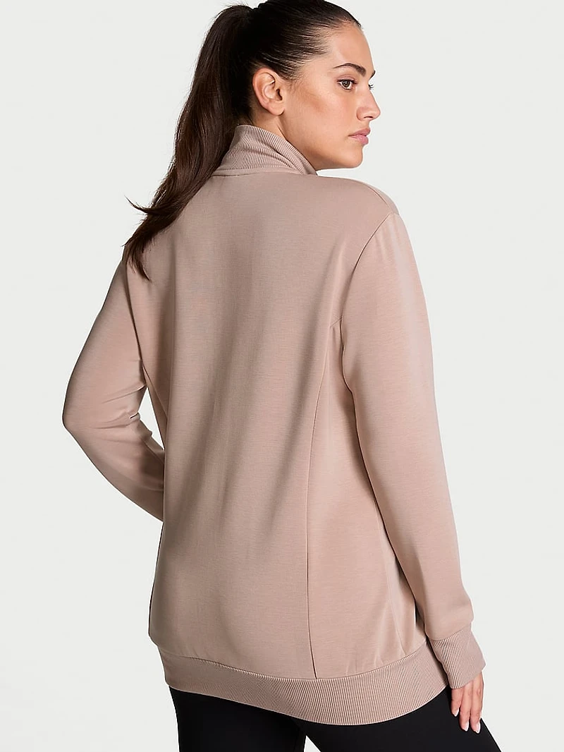 VSX Featherweight Knit Long Slim Full-Zip Jacket