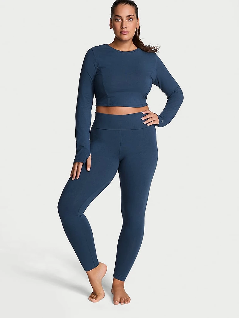 Cotton Foldover Legging