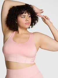 Seamless Marl Longline Sports Bra